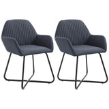 2 Molli dining chairs, in several colors - gray-0