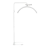 Moon, félhold alakú kozmetikai állólámpa, fehér-0