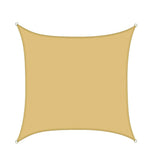 Square sun sail, 3.6 meters, in several types - square shape, polyethylene, beige-0