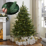 3D artificial pine with metal base, in several sizes-210 cm-1