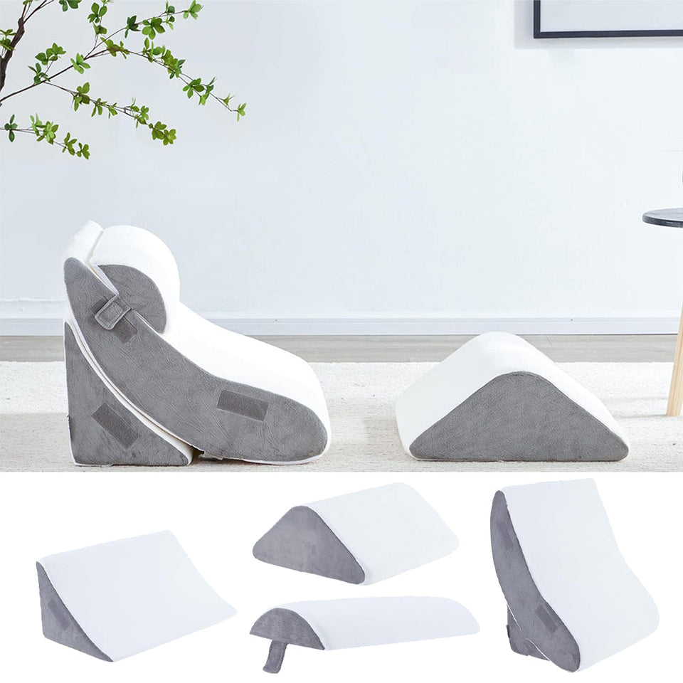 Ortopédiai kialakítású hát-, nyak- és lábtámasz szett, 4 részes-2