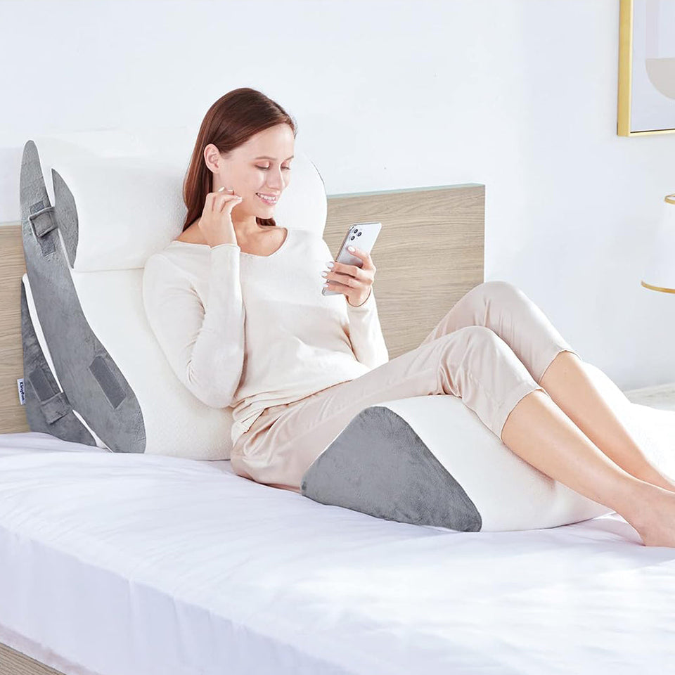 Ortopédiai kialakítású hát-, nyak- és lábtámasz szett, 4 részes-1