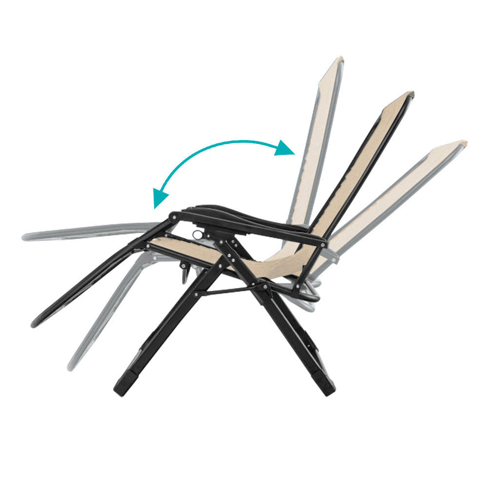 Párnázott zéró gravitáció szék, több színben-bézs-4