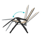 Párnázott zéró gravitáció szék, több színben-bézs-4