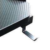 Professional gamer table with carbon fiber coating and LED lighting-3