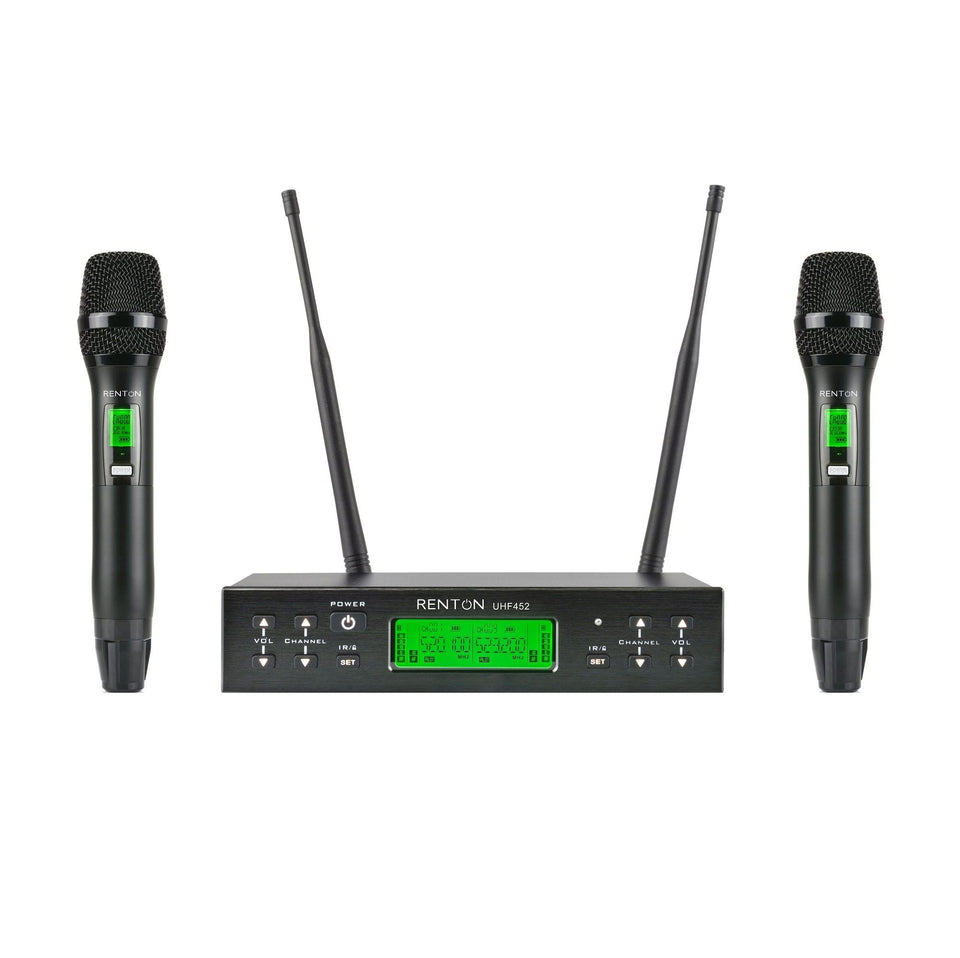 Renton Pro Wireless Microphone (2 channels)-0