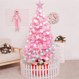 Pink artificial pine - in several sizes - 210 cm-3