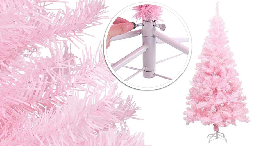 Pink artificial pine - in several sizes - 150 cm-4