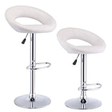 2 barstools, optional color - white-0