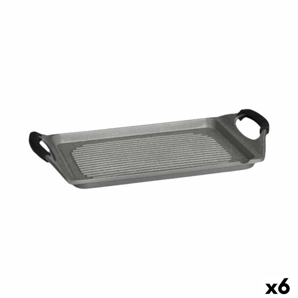 Barbecue Kinvara White Red Grey Silicone Aluminium 34 x 26 cm-0