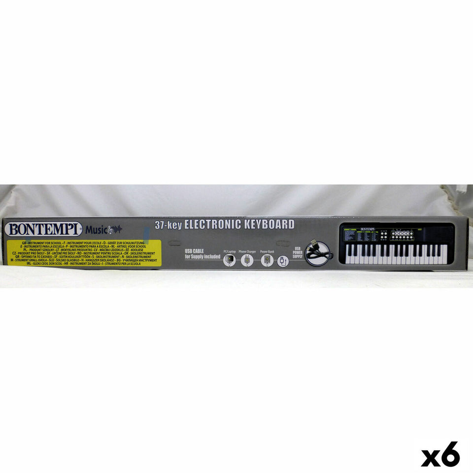 37-Key Keyboard Bontempi 42 x 4 x 15 cm (6 Units)-7