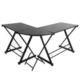 L-shaped desk-black-3