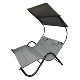 2-person DELUX sunbed in 3 colors-grey-1