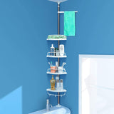 Telescopic bathroom shelf-1