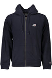 TOMMY HILFIGER MEN'S BLUE ZIP SWEATSHIRT