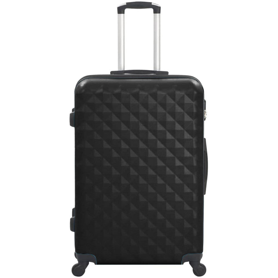 Utazóbőrönd szett kozmetikai táskával, több színben-fekete-2