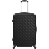 Utazóbőrönd szett kozmetikai táskával, több színben-fekete-2