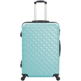 Utazóbőrönd szett kozmetikai táskával, több színben-mentazöld-2