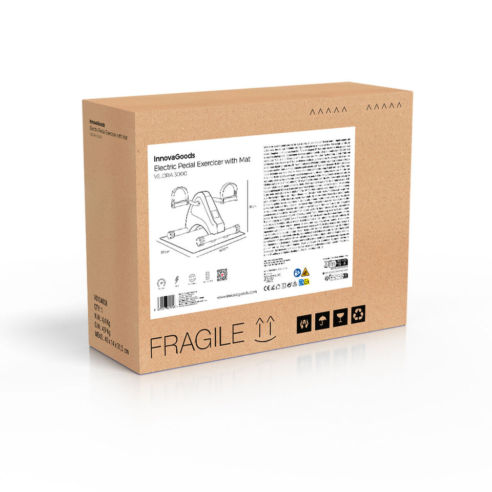 Electric Assisted Pedaler for Arms and Legs with Mat and Remote Control Velora 3000 InnovaGoods-1