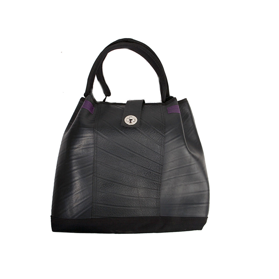 Anna Recycled Rubber Vegan Tote Bag (2 Colours Available)-0