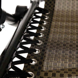 Zéró gravitáció kerti szék ajándék pohártartóval, 2 db-szürke-2